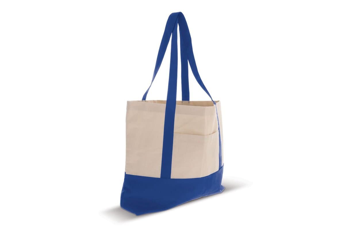 Beach bag cotton canvas OEKO-TEX® 280g/m² 42x10x30cm 3