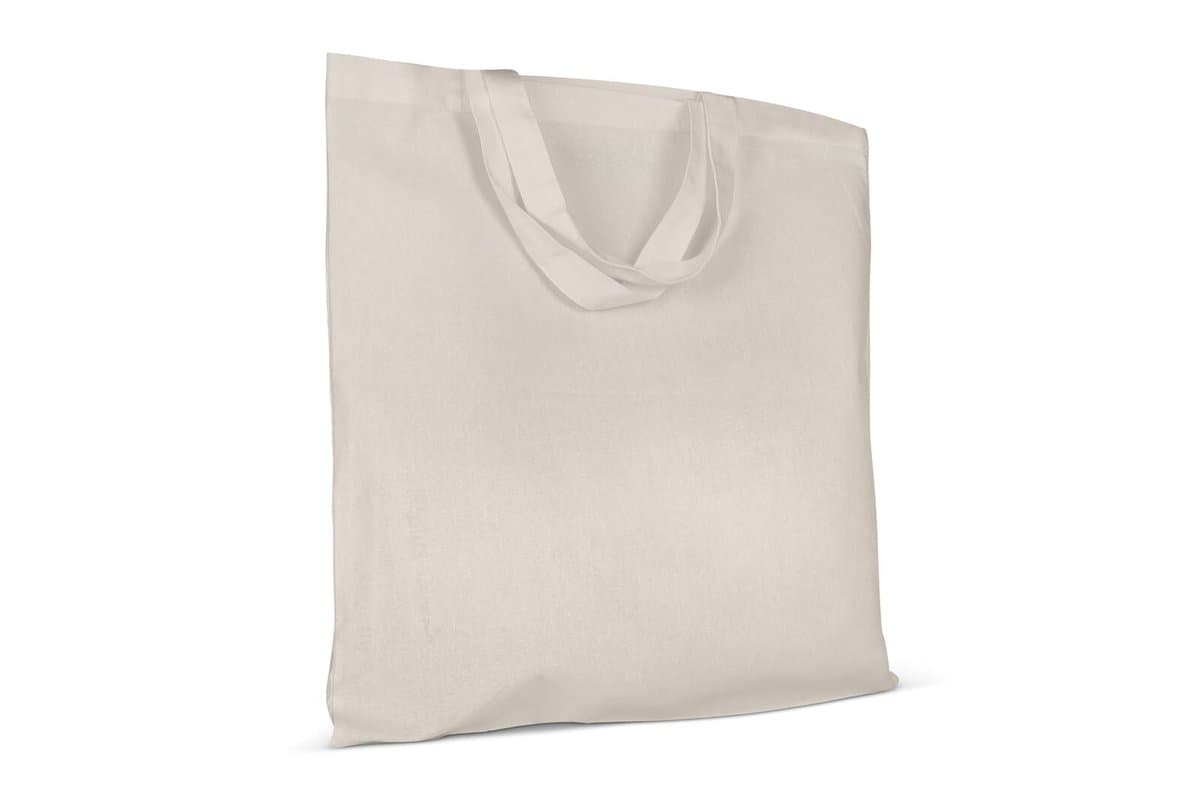 Shoulder bag cotton OEKO-TEX® 140g/m² 38x42cm short handle 3