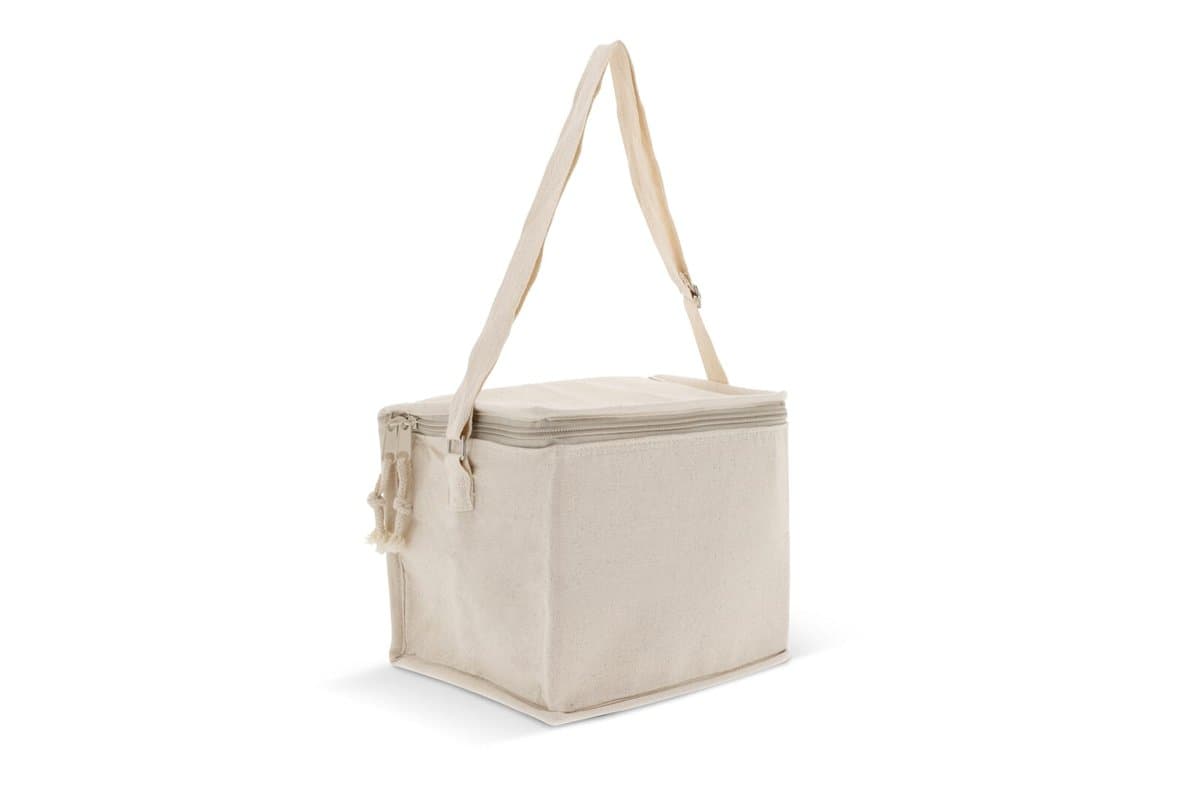 Cooler bag 100% cotton exterior square 22x18x18cm 2