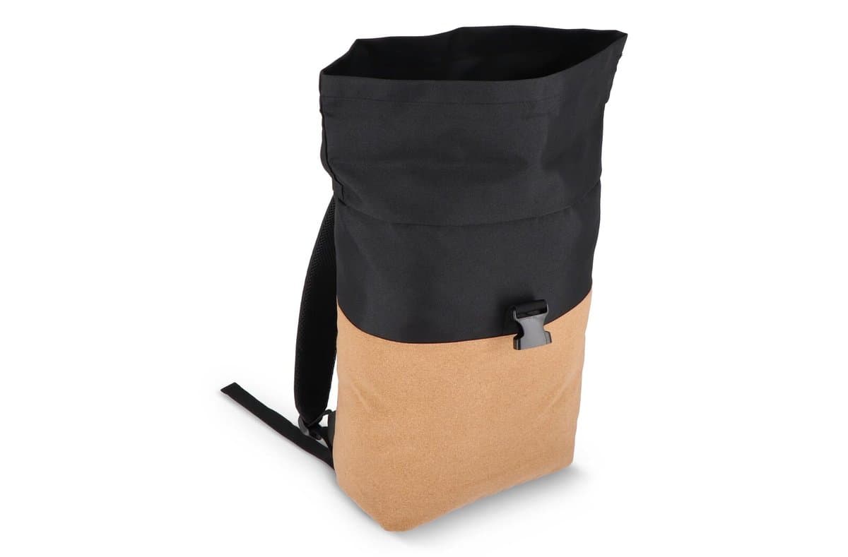 Rolltop backpack cork & R-PET 18L 4