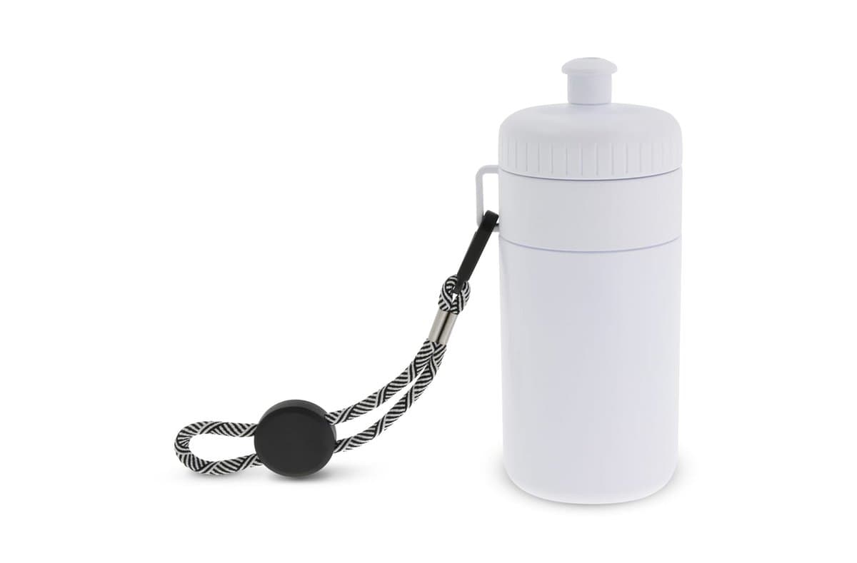 Sports bottle with edge and cord 500ml 5