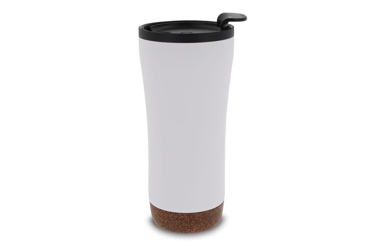 Double walled tumbler cork base 480ml 3