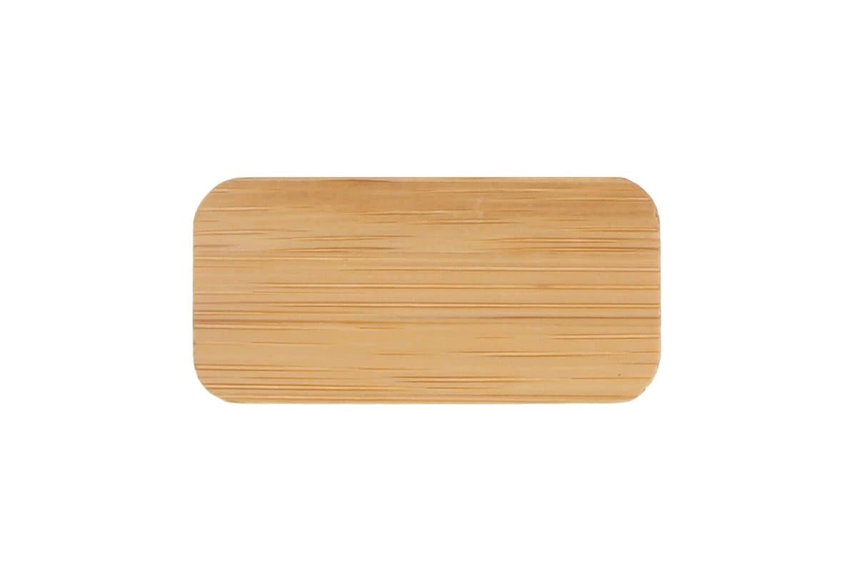Name badge Bamboo with pin 4