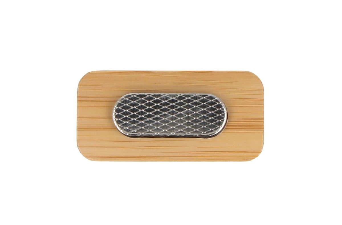 Badge Bamboo with magnet 5