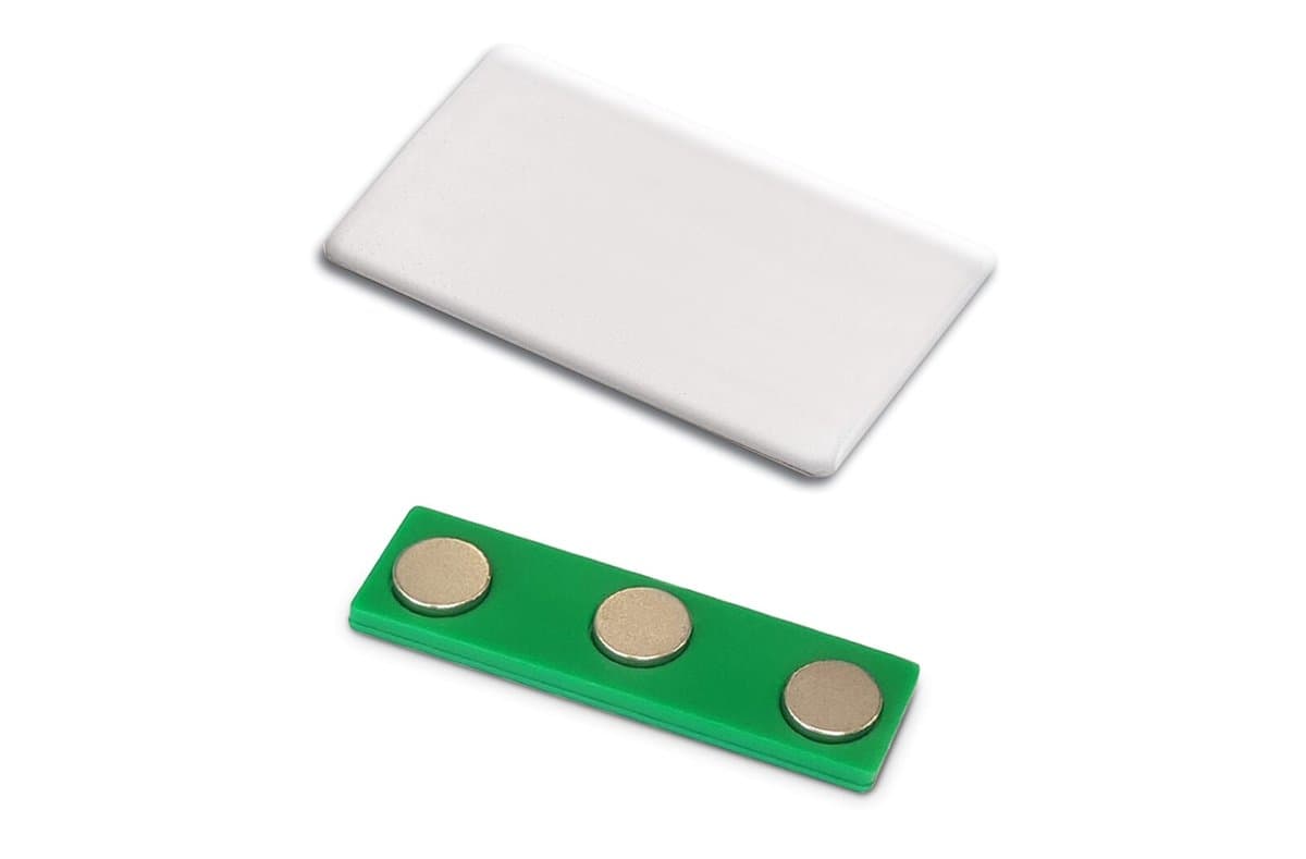 Name badge with doming 50x30mm 2