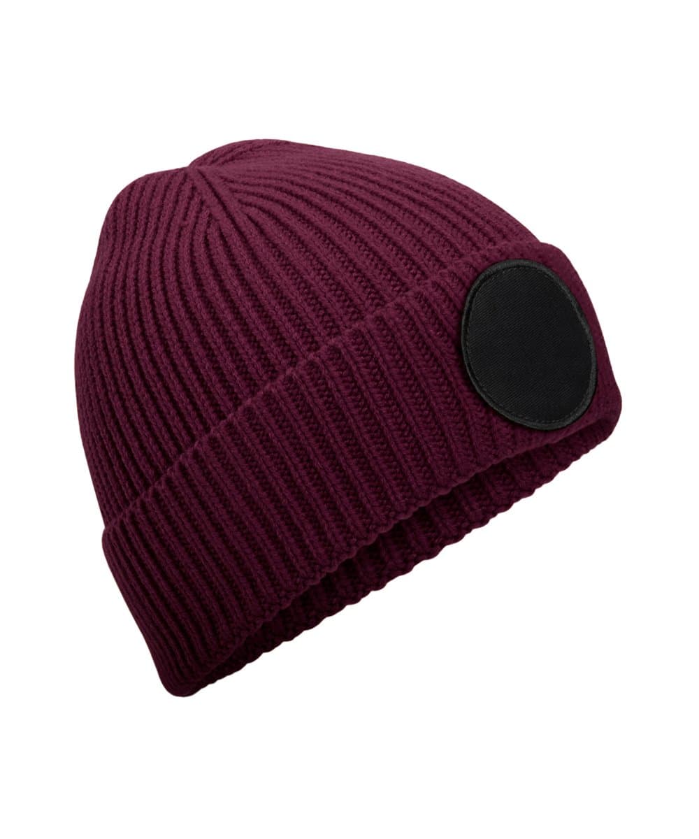 Circular fashion patch beanie 4