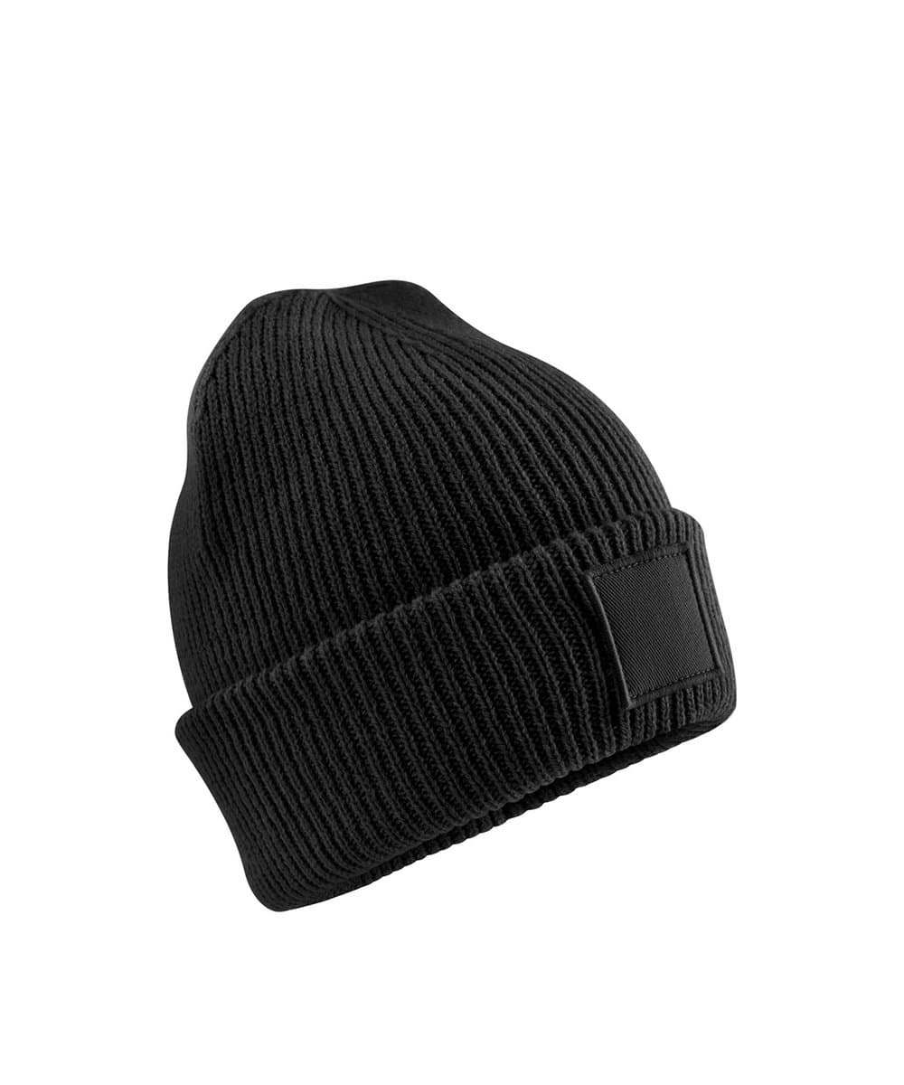 Kids deep cuffed tonal patch beanie 2