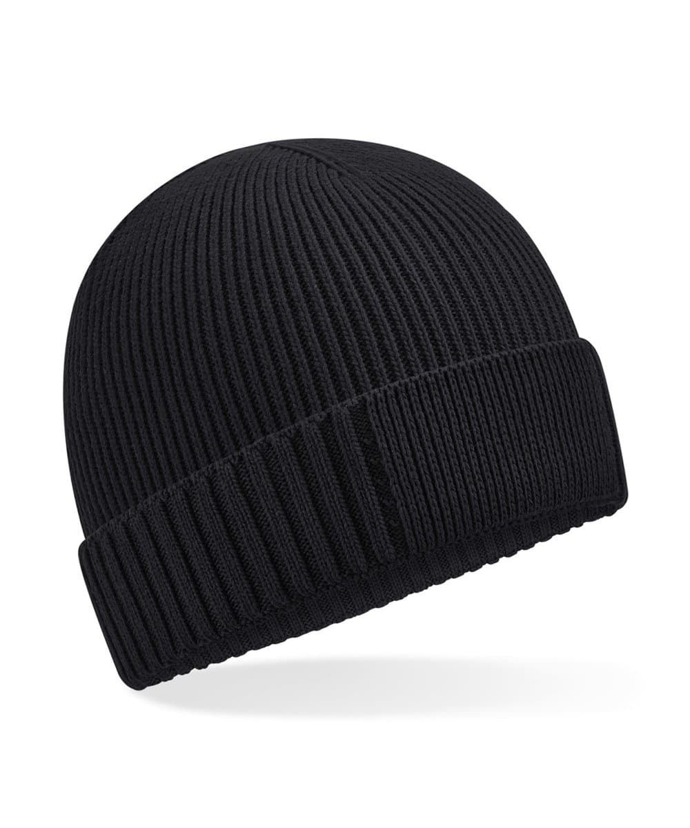 Organic cotton engineered patch beanie 2