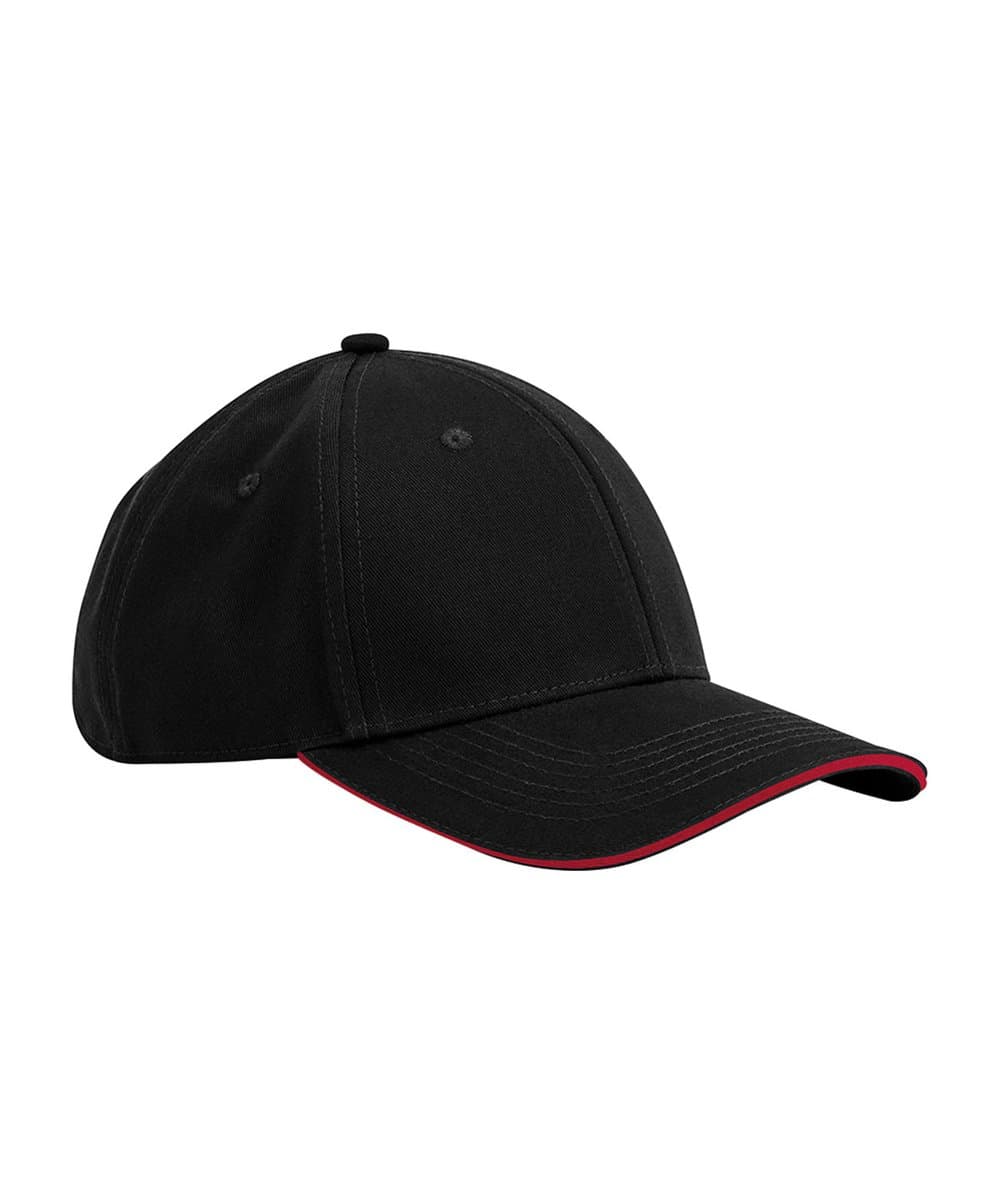 EarthAware® classic organic cotton 6-panel cap – sandwich peak 3
