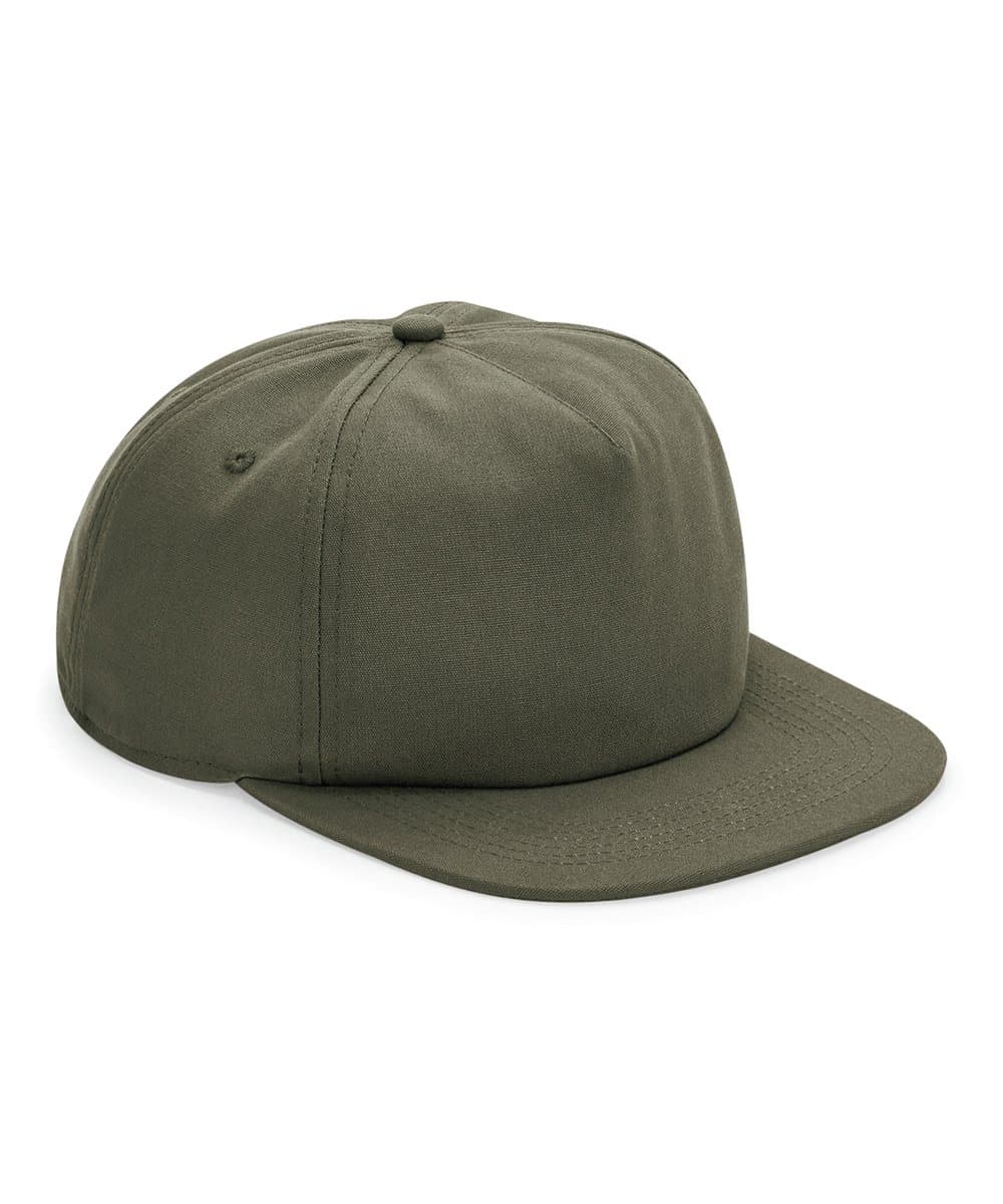 Organic cotton unstructured 5-panel cap 3