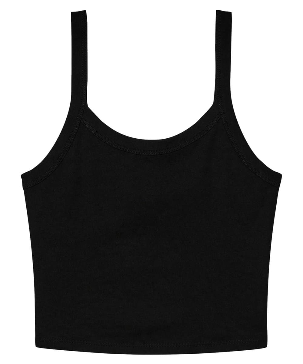 Women’s micro rib spaghetti strap tank 4
