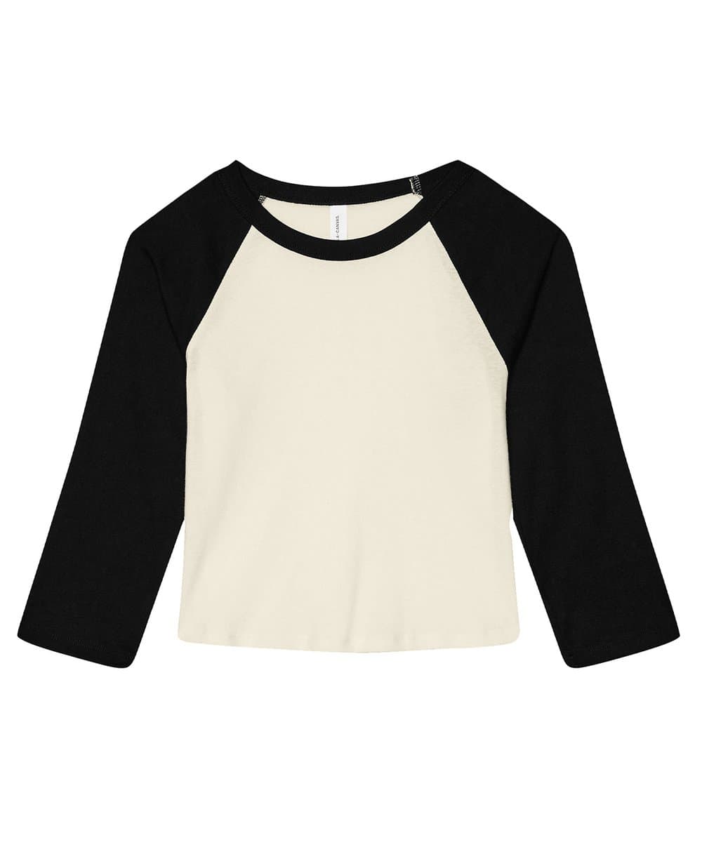 Women’s micro rib 3/4 raglan baby t-shirt 3