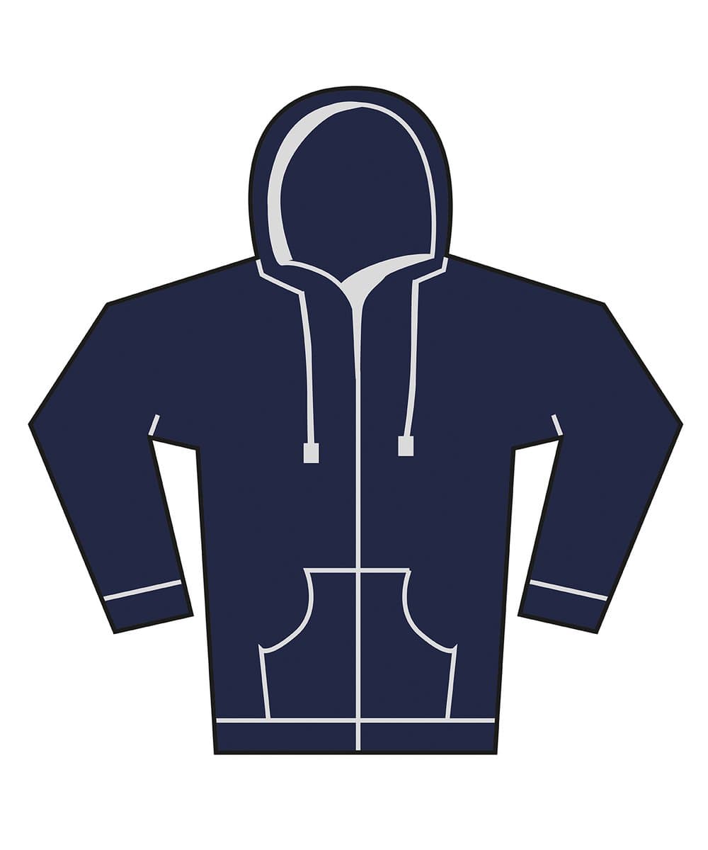 Unisex heavy full-zip hoodie 5