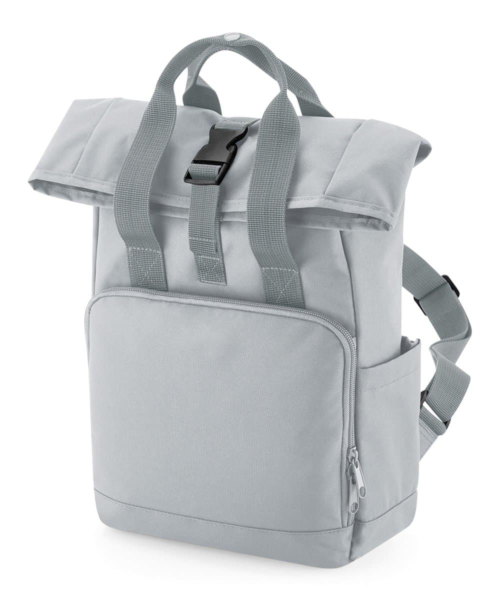 Recycled mini twin handle roll-top backpack 4