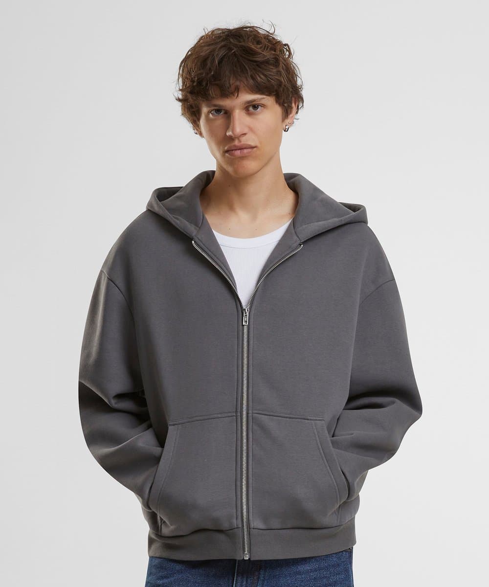 Fluffy zip hoodie