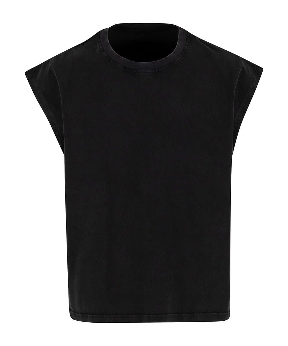 Vintage cropped heavy sleeveless tee 2