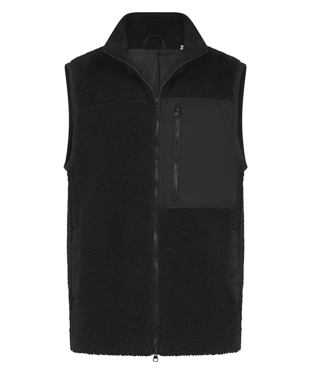 Recycled sherpa gilet 2