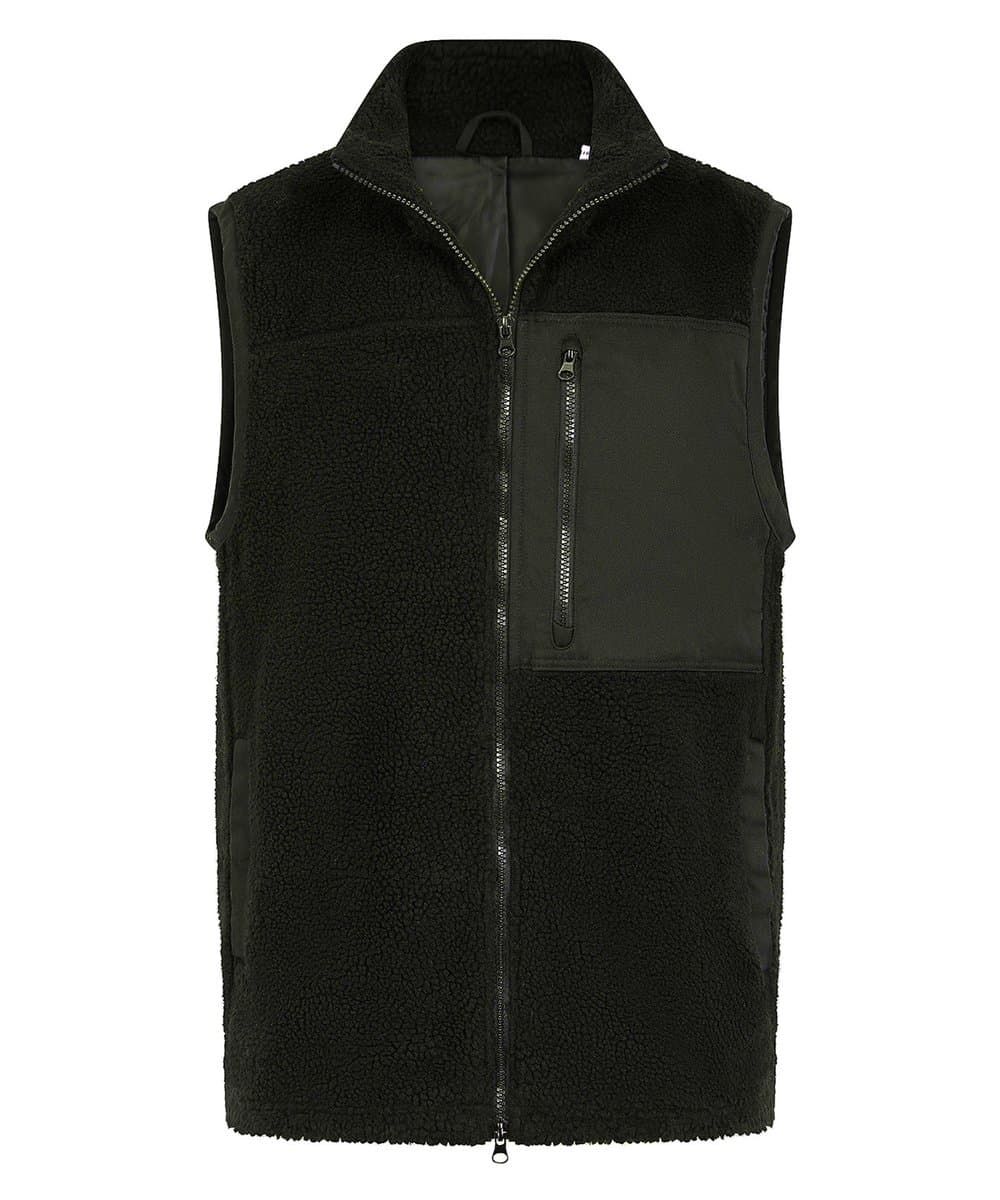 Recycled sherpa gilet 3