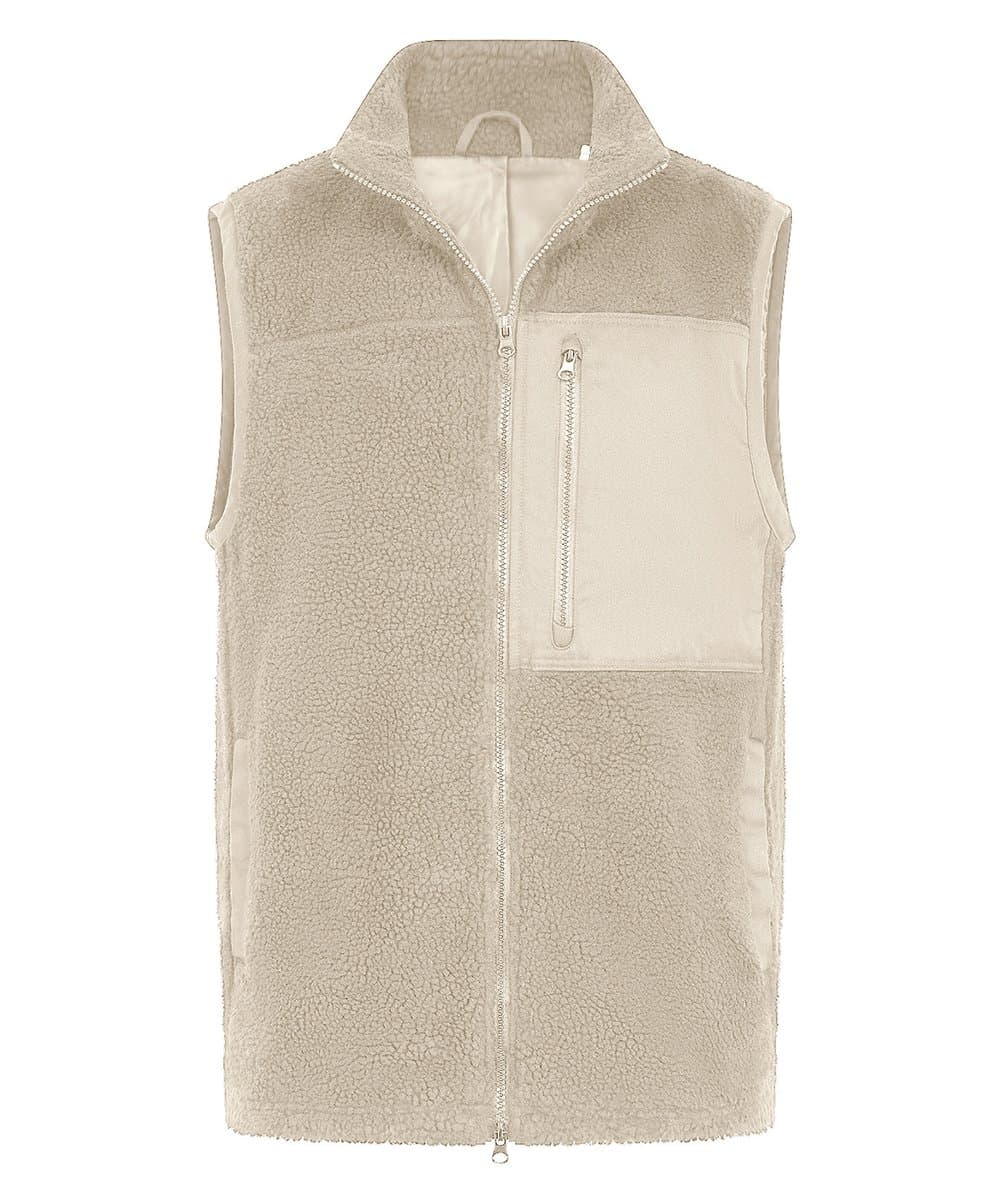 Recycled sherpa gilet 4