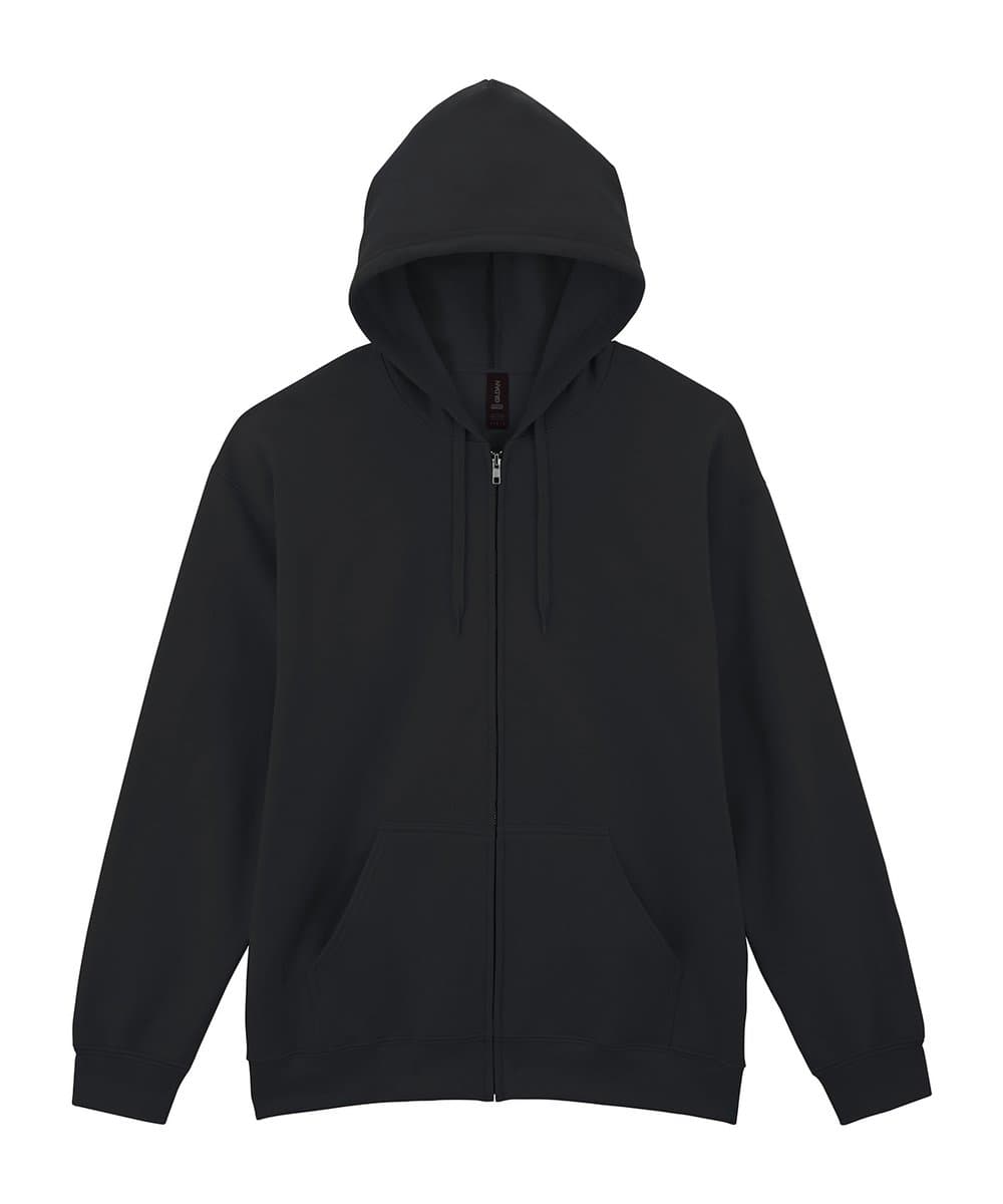 Softstyle™ midweight fleece adult full-zip hooded sweatshirt 2