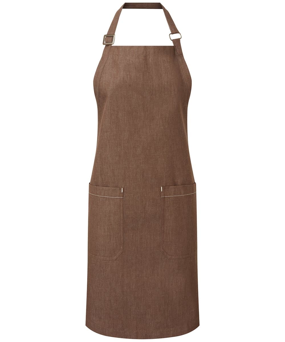 Cotton denim bib apron, organic and Fairtrade certified 2