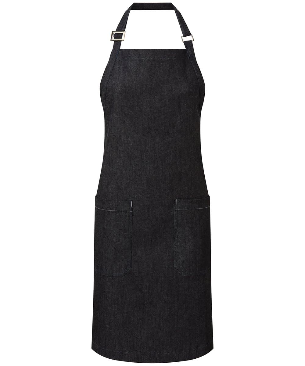 Cotton denim bib apron, organic and Fairtrade certified 4