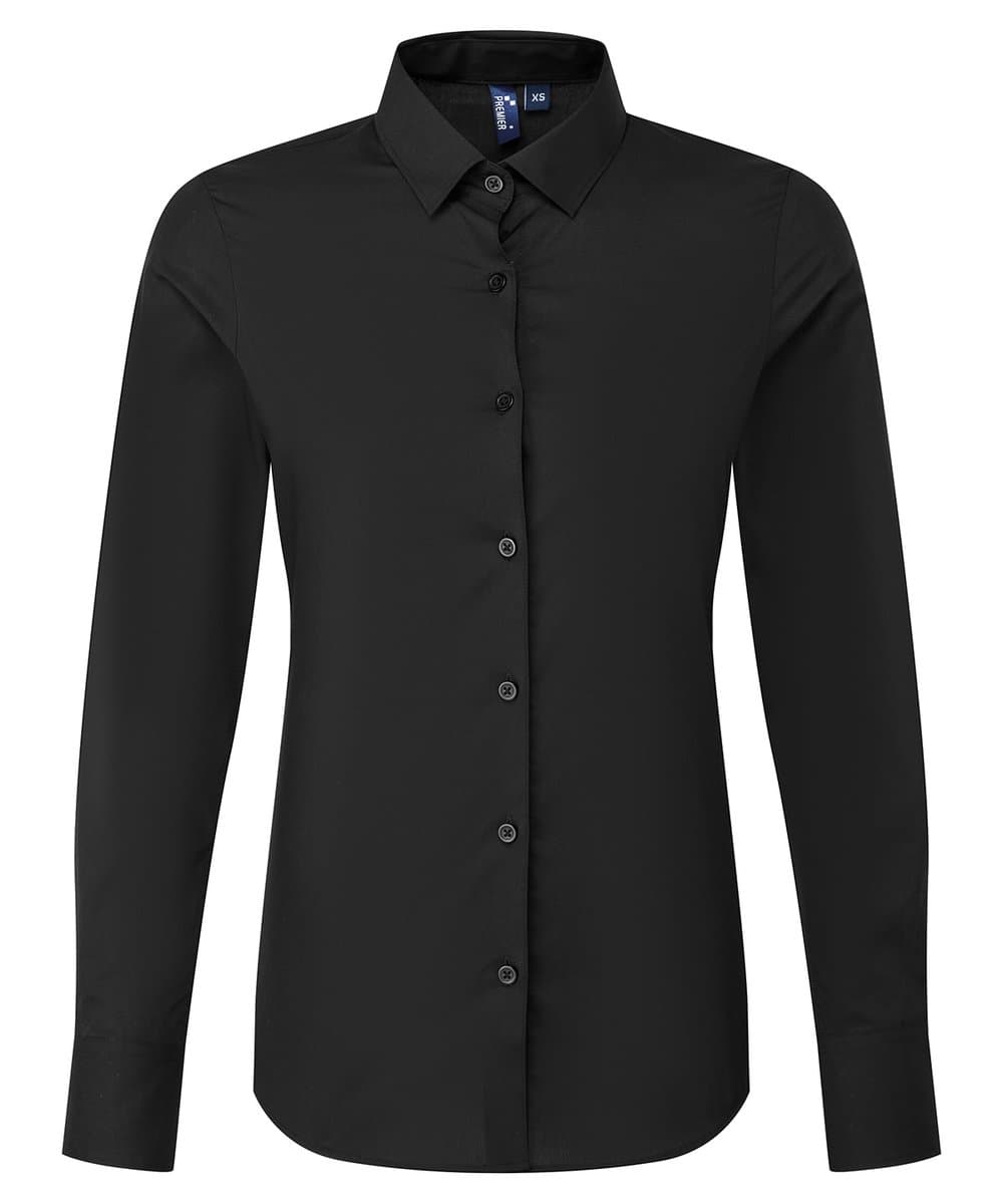 Women’s long sleeve ‘Recyclight’ poplin shirt 2