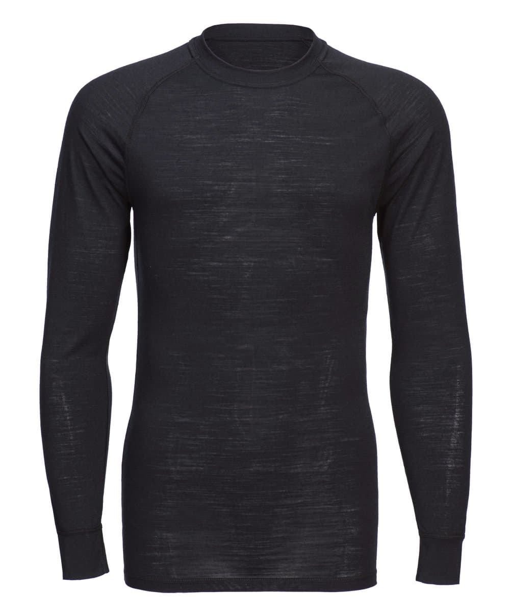 Merino wool crew neck long sleeve top 2