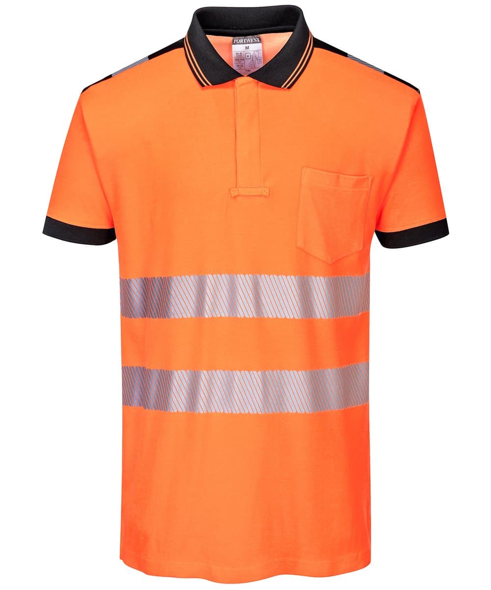 PW3 Hi-vis polo shirt (T180) 2