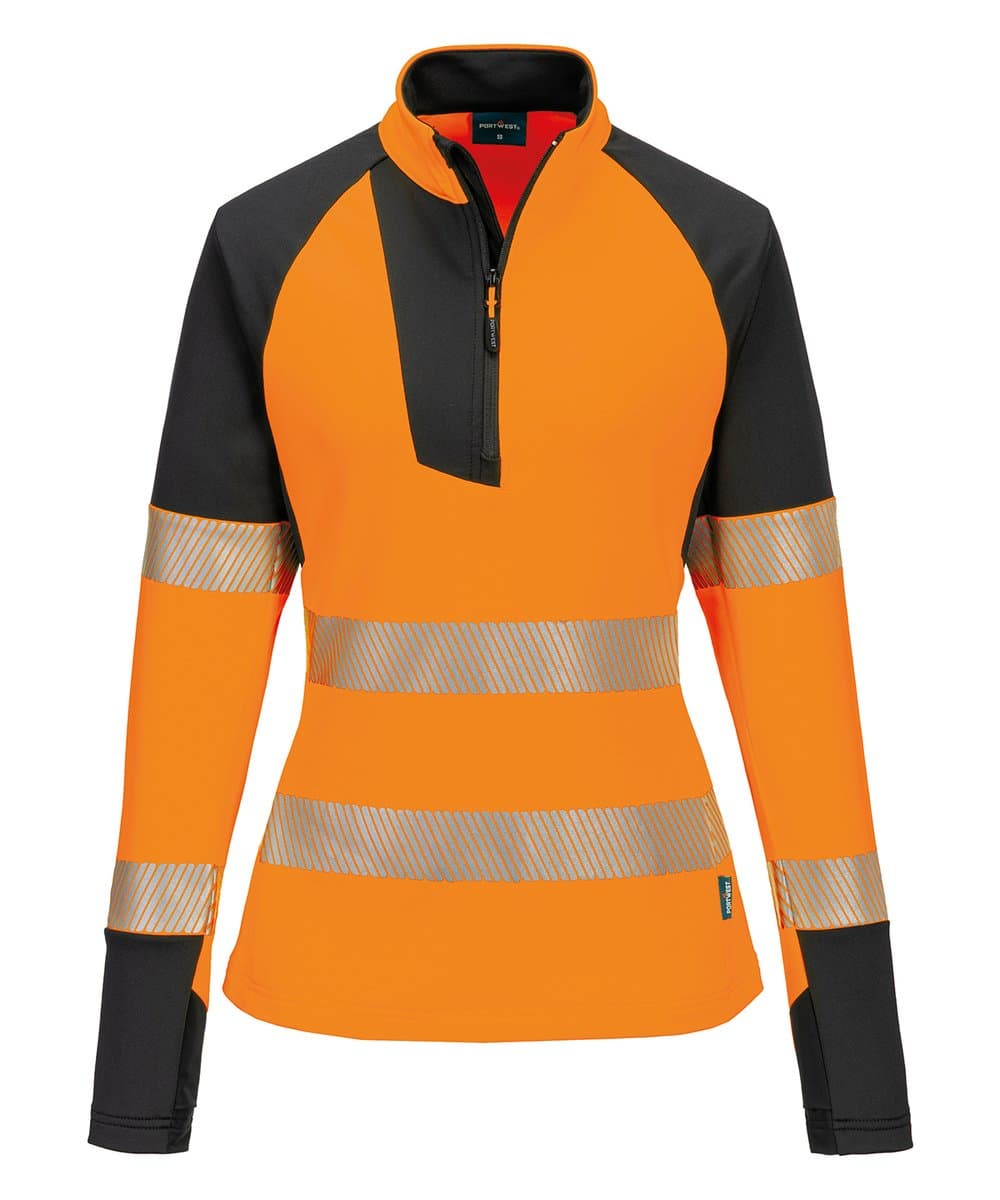Women’s PW3 Hi-vis ¼-zip sweatshirt (T173) 2