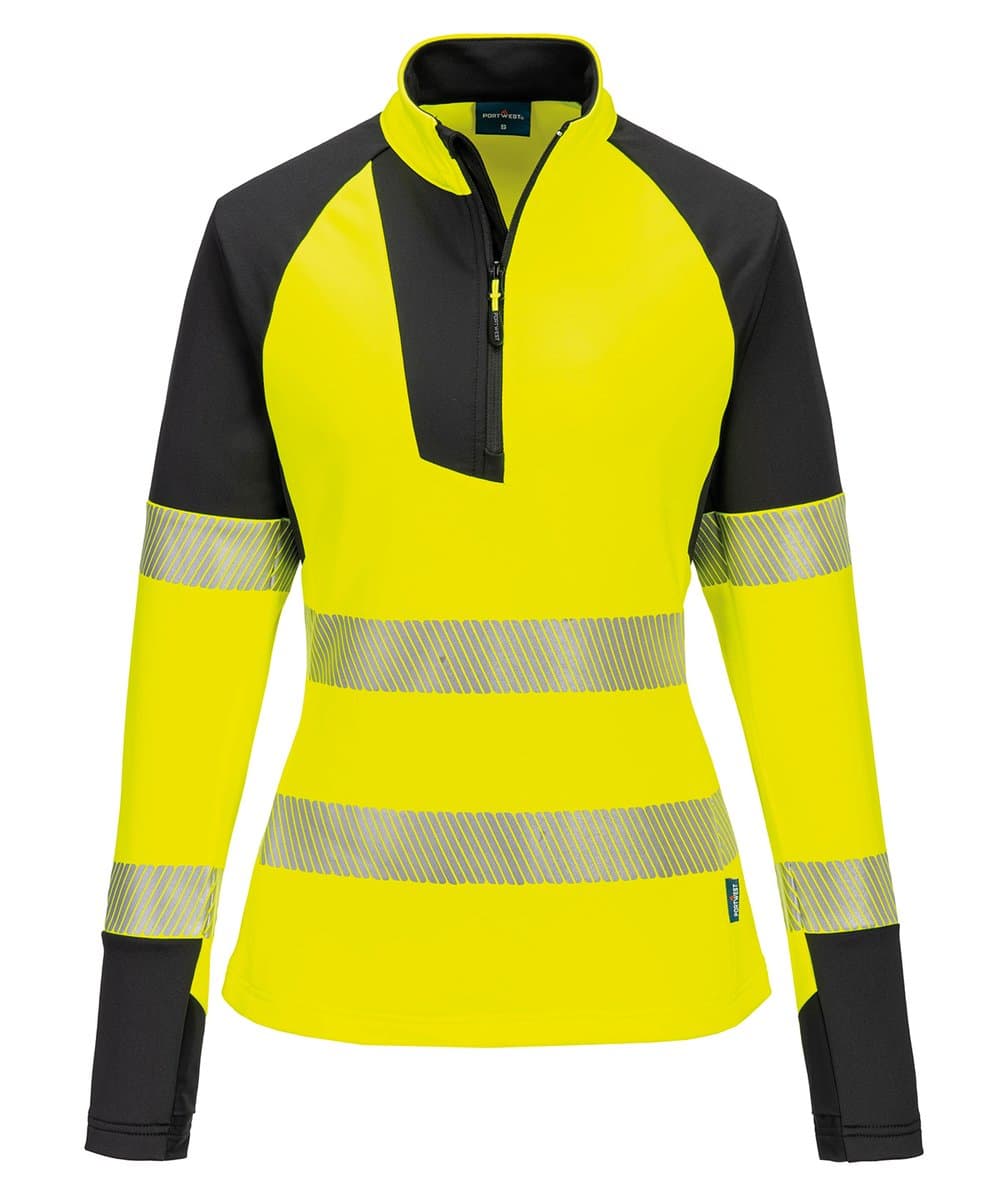 Women’s PW3 Hi-vis ¼-zip sweatshirt (T173) 3
