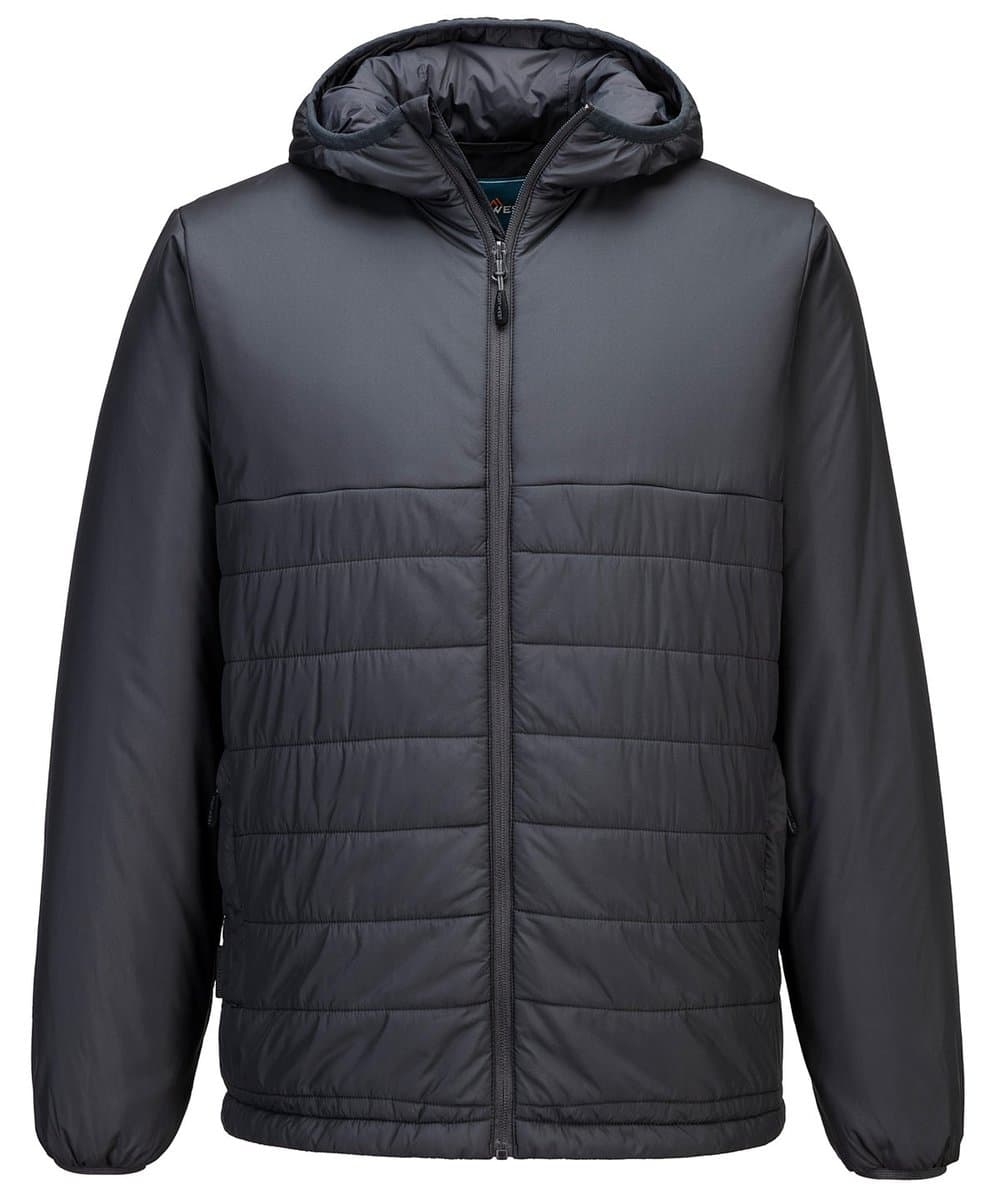 Professional hooded insulated baffle jacket (S608) 3