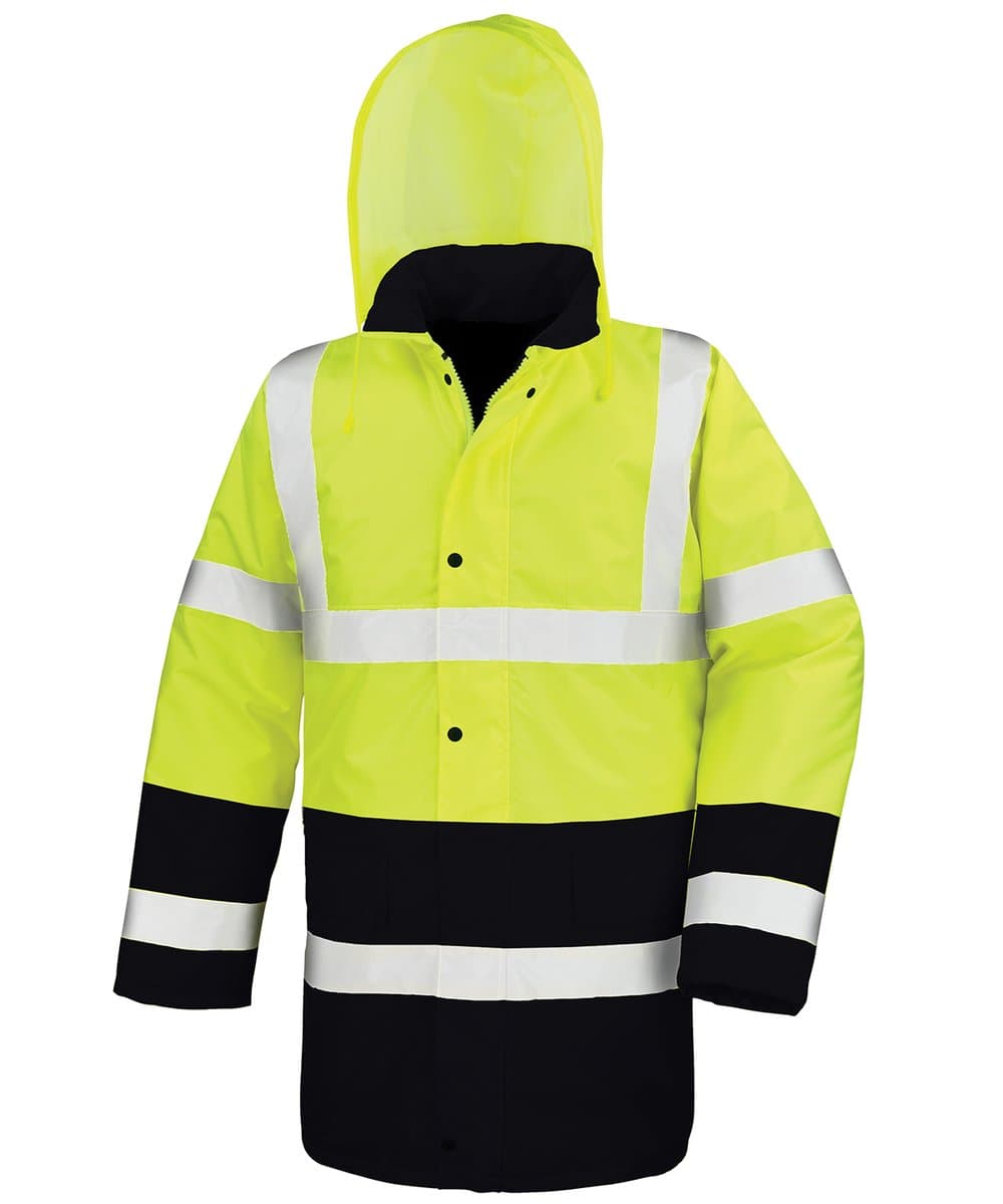 Motorway two-tone safety coat 3