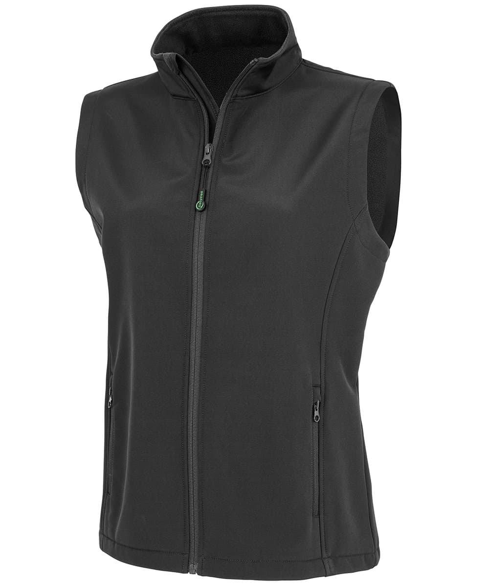 Women's recycled 2-layer printable softshell bodywarmer 2
