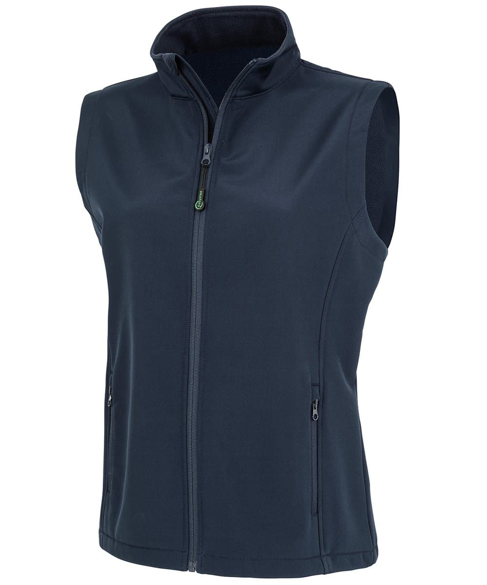 Women's recycled 2-layer printable softshell bodywarmer 3