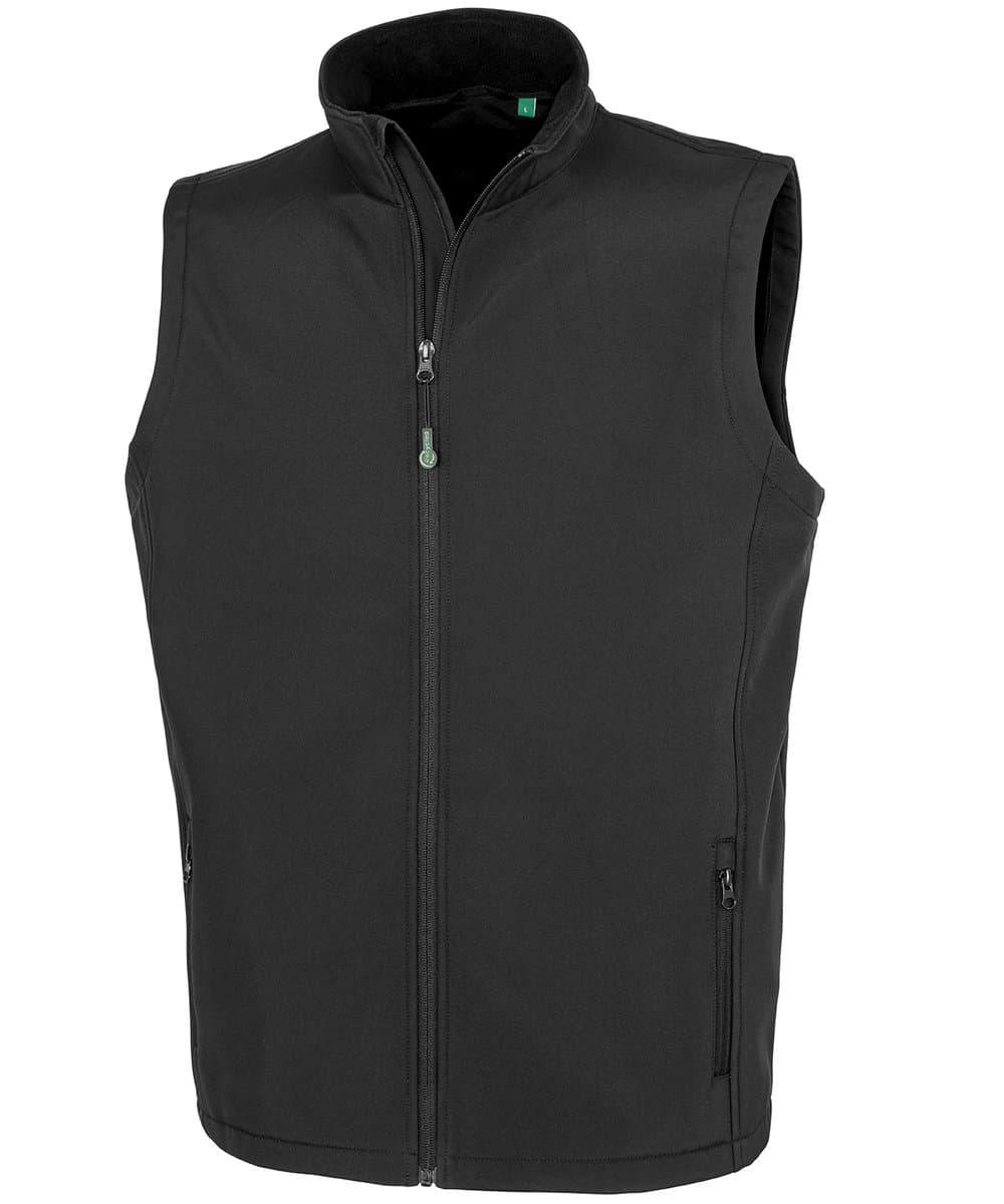 Men's recycled 2-layer printable softshell bodywarmer 2