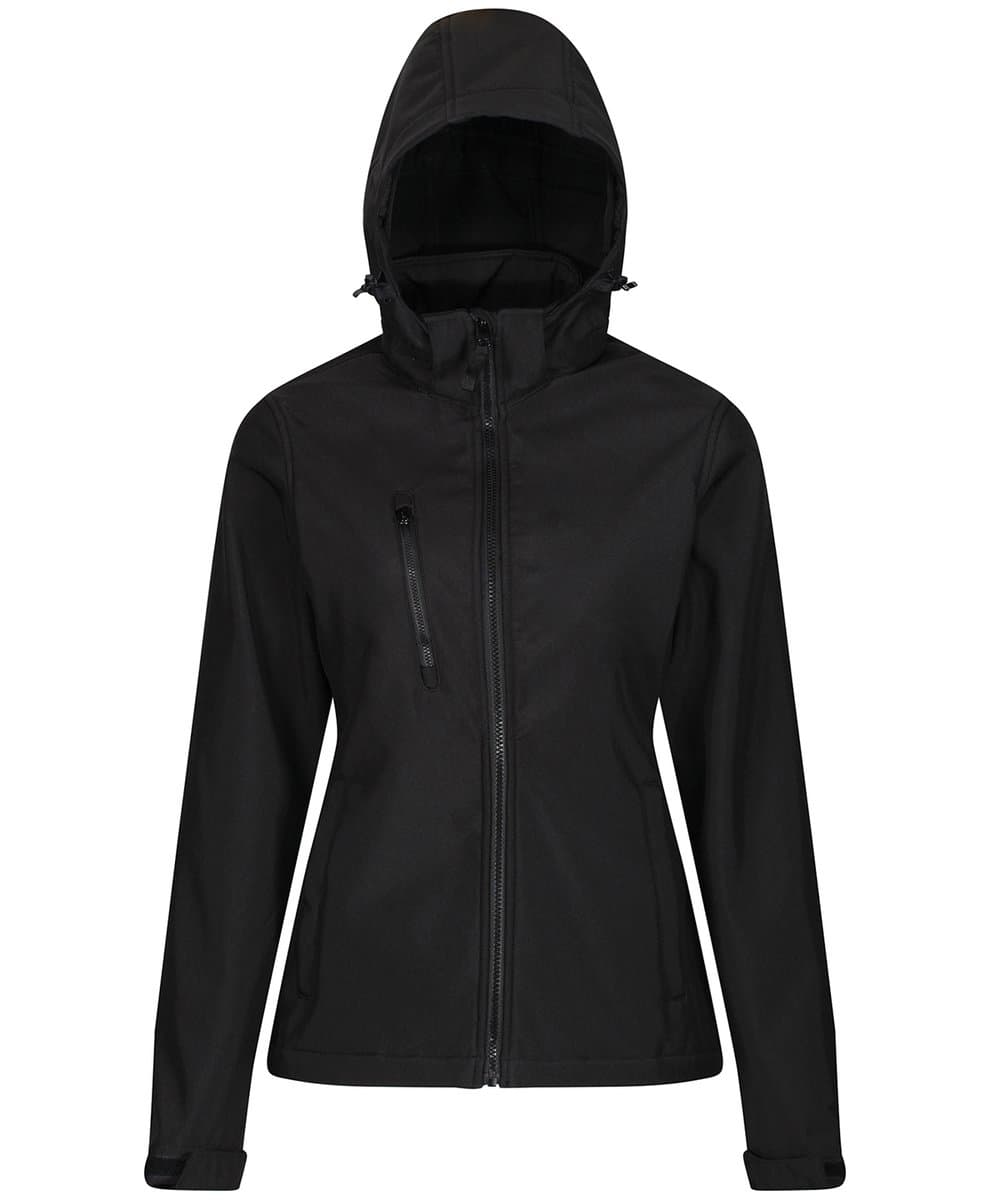 Women's venturer 3-layer hooded softshell jacket 2