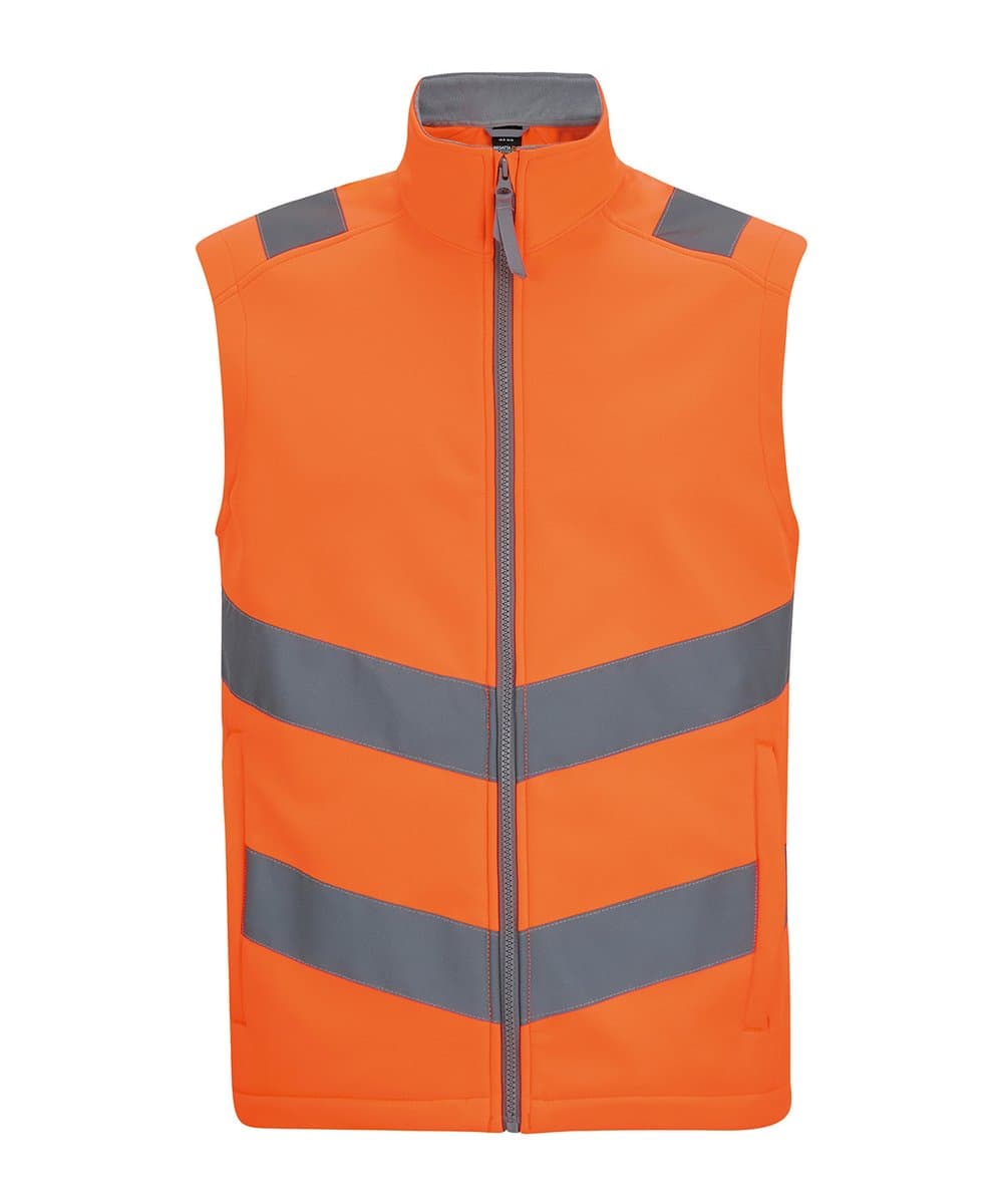 Hi-vis Pro contract Ablaze softshell bodywarmer 2