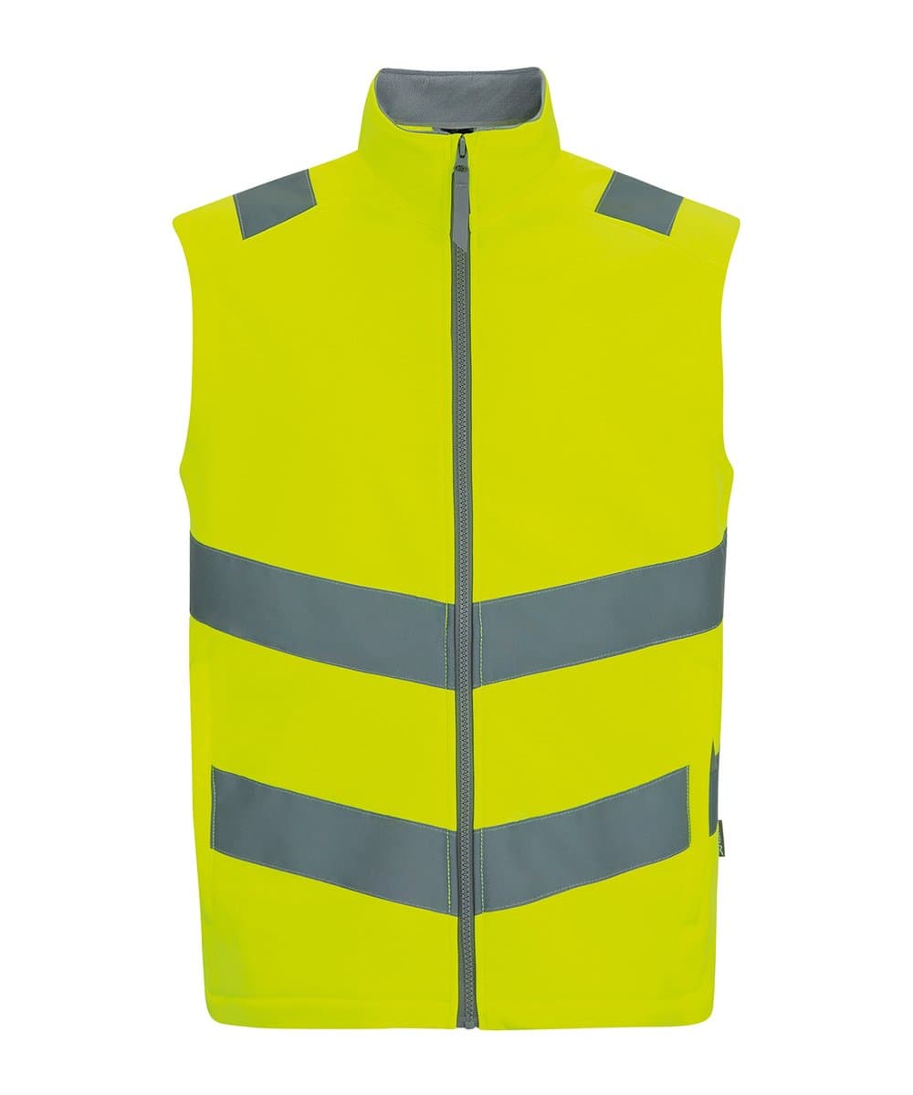 Hi-vis Pro contract Ablaze softshell bodywarmer 3