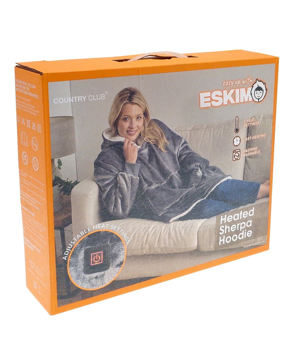 Heated Eskimo blanket hoodie 2