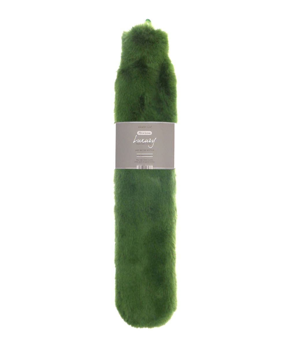 Super luxury faux fur long hot water bottle and cover 3