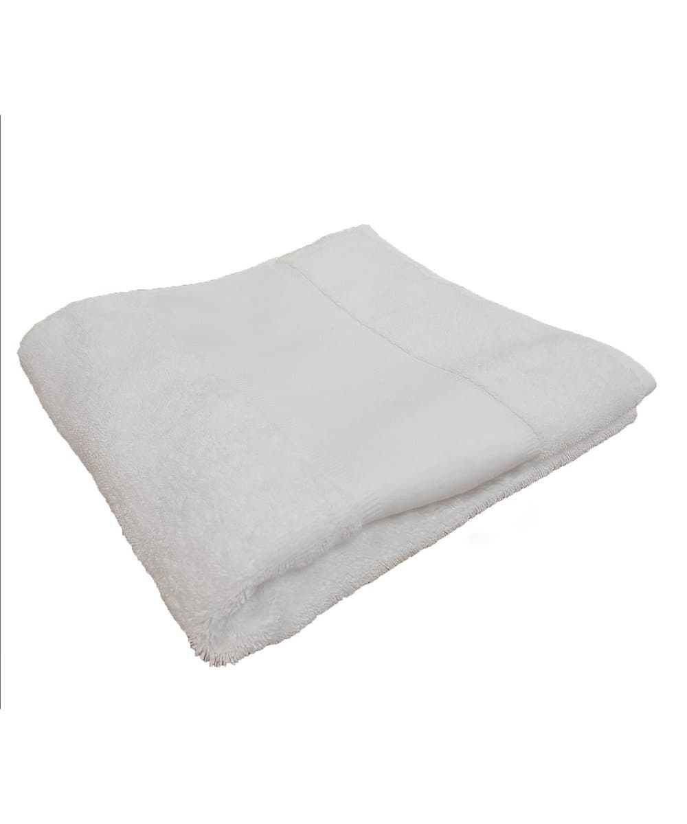 Organic hand towel with printable border 2