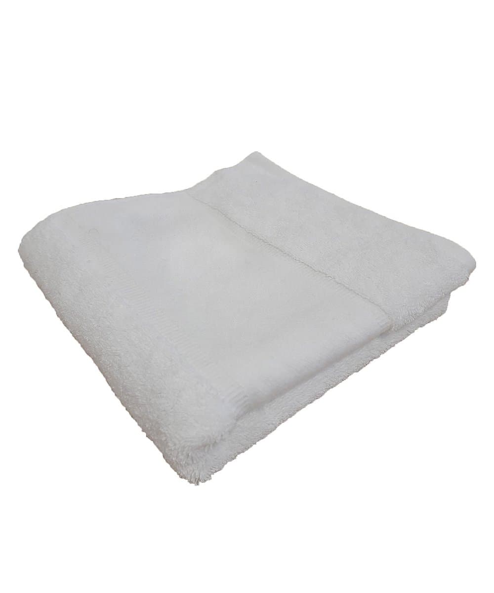 Organic bath towel with printable border 2