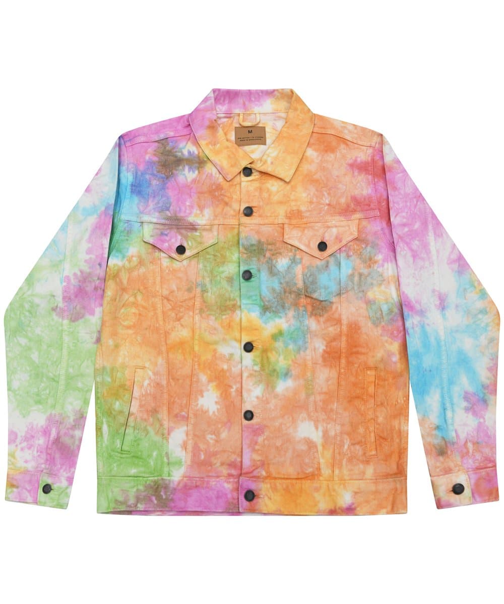 Tie-dye denim jacket 3