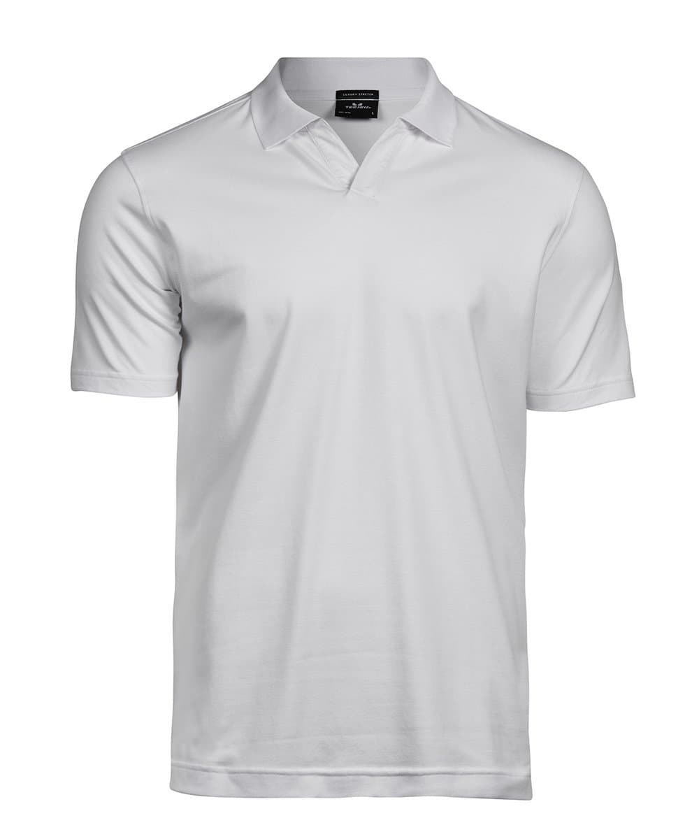 Luxury stretch v-neck polo (1404) 4