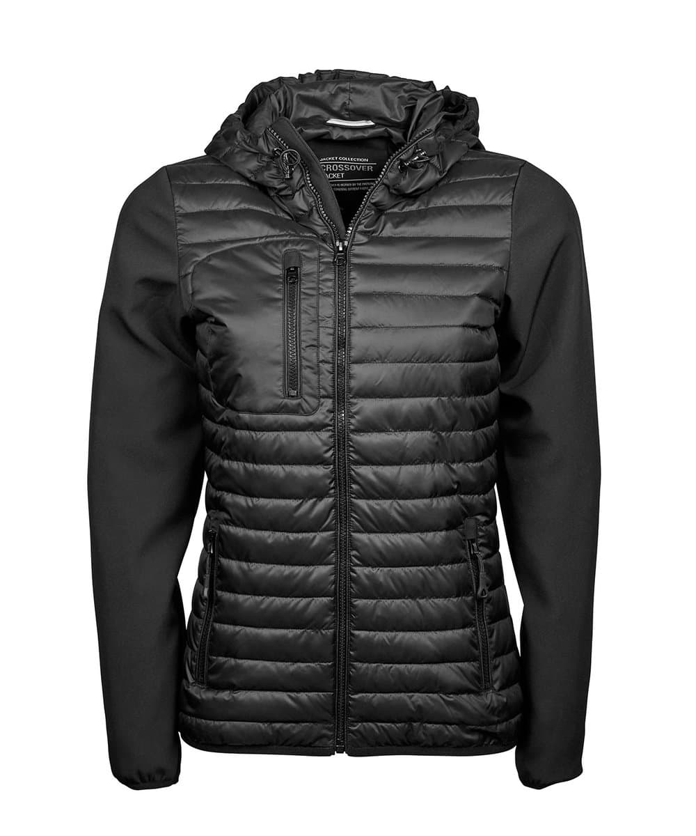 Women’s hooded crossover jacket (9629) 2