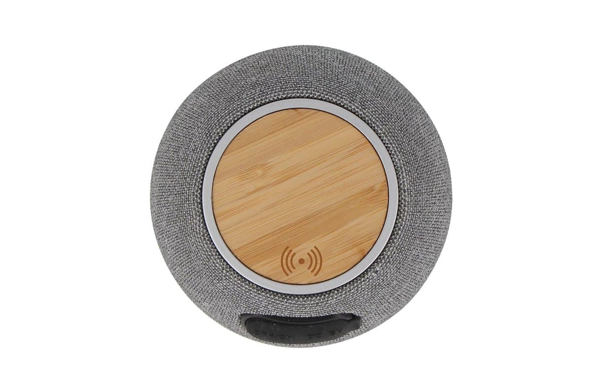 5W Speaker & 15W wireless charger R_PET & Bamboo 5