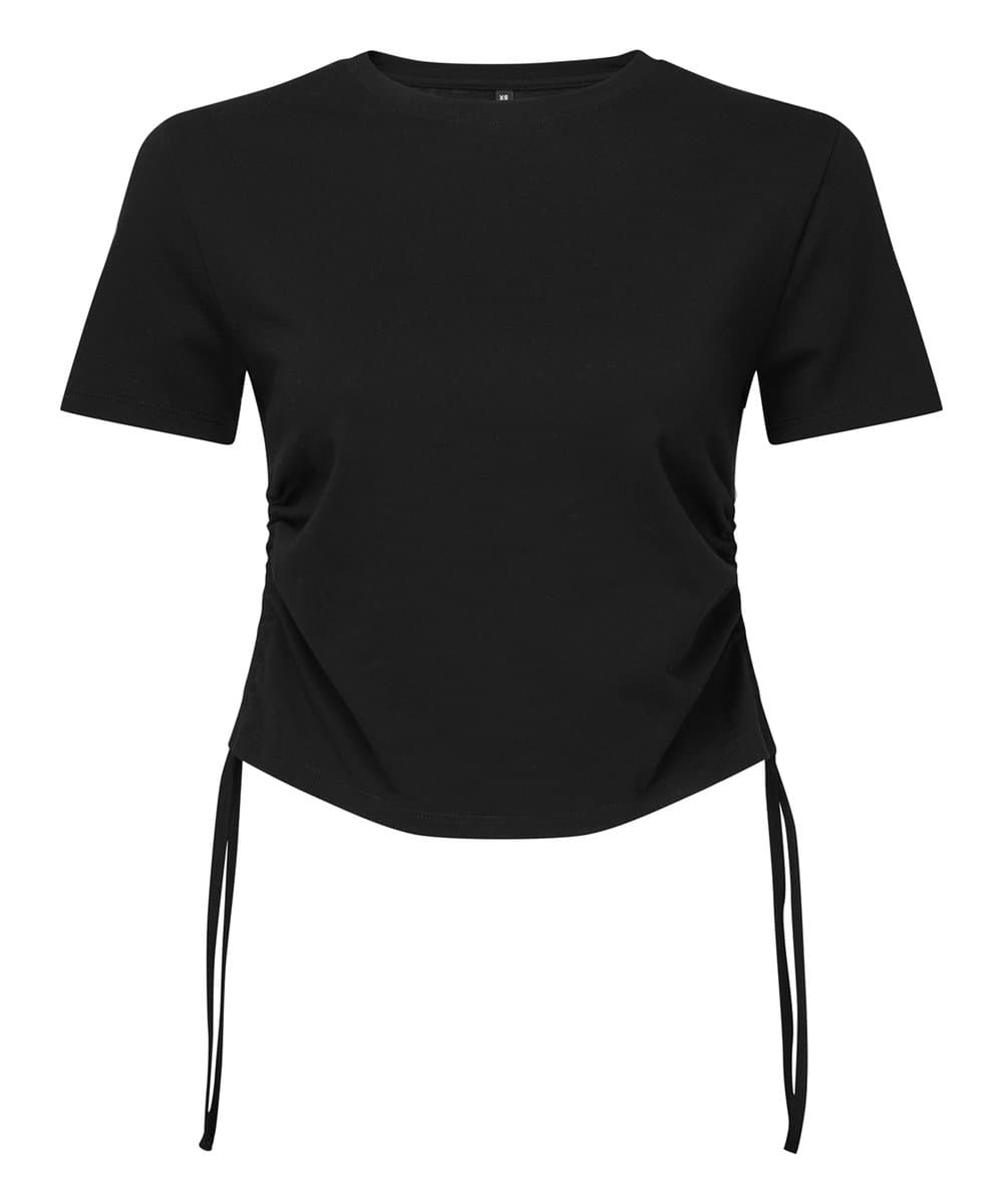 Women's TriDri® ruched crop top 2