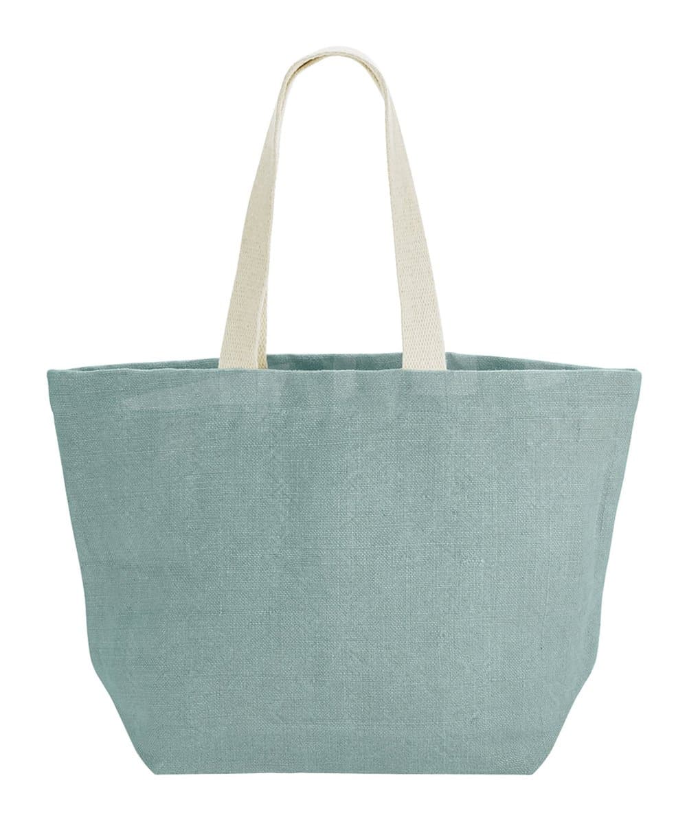 Soft washed jute beach bag 3