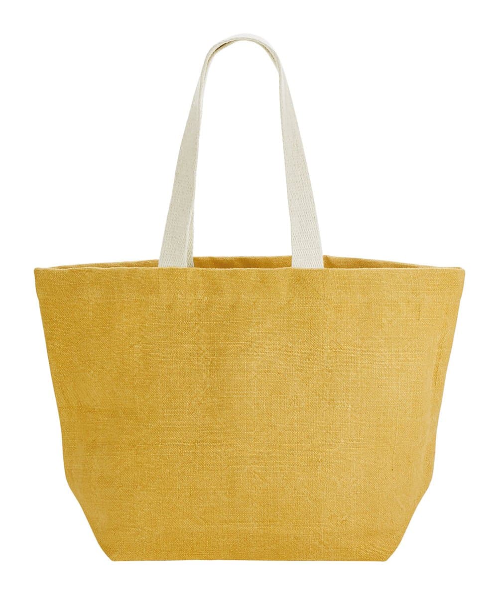 Soft washed jute beach bag 5